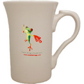 18 Oz. Stow Funnel Latte Mug with Thumb Rest - 4 Color Process (White)